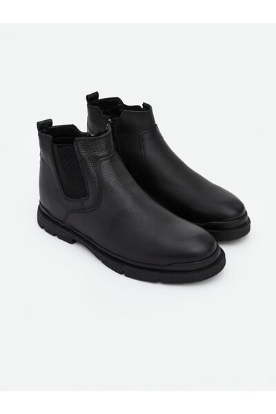 LC Waikiki Ανδρικές μπότες από γνήσιο δέρμα LCW STEPS