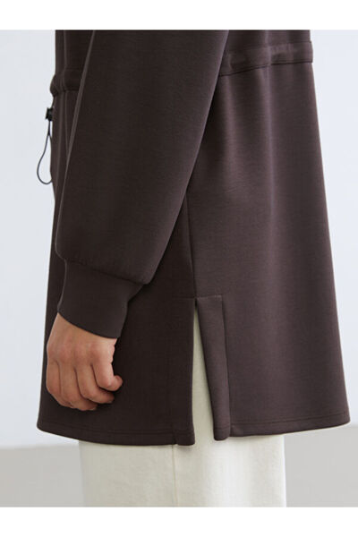 LC Waikiki Women's Stand Collar Sweatshirt Tunic