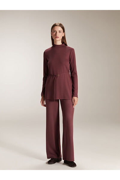 LC Waikiki Women's Stand Collar Sweatshirt Tunic