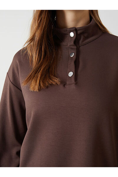 LC Waikiki Women's Stand Collar Sweatshirt