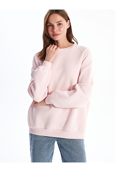 LC Waikiki Crew Neck Oversize Women's Thick Sweatshirt