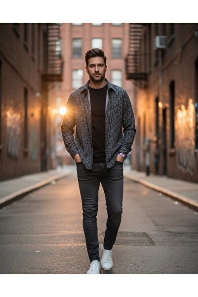 YusGos Men's Regular Fit Cotton High Quality Winter Lumberjack Shirt