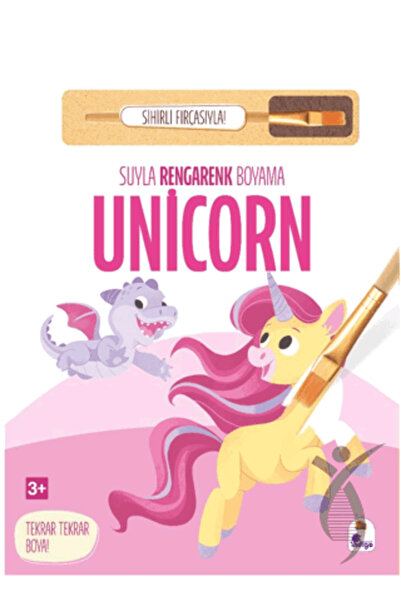 İndigo Çocuk Suyla Rengarenk Boyama – Unicorn (Sihirli Fırçasıyla)