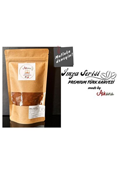 Aşkana İmza Serisi Premium Türk Kahvesi 125 g - Özel Kavrum Taze Öğütülmüş Yü...