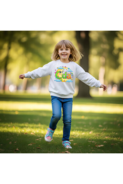 CDA Drăguță Sky Girl, copil, hanorac alb tricou