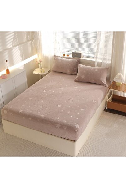 CumparaMisim Cocolino fluffy elastic cover, 180x200cm and 2 pillowcases 50x70cm, Starry Night