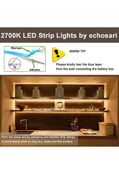 Generic LED strip kit, USB powered, flexible, for bedroom, decorative lighting, and boat decoration