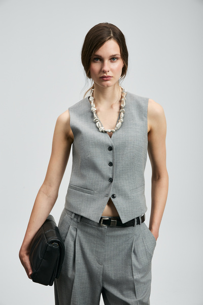 Lufian Barbara Women's Vest Gray