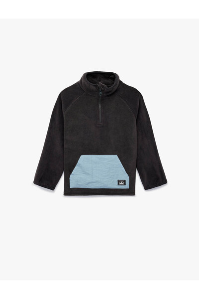 Koton Anthracite Baby Boy Sweatshirt 6Wmb10001Tk