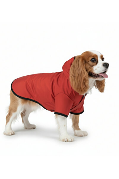 Salvia Dione Dog Raincoat Small Breed - Waterproof & Fleece Lined Coat - K Hooded Cold Weather Dog Clothing
