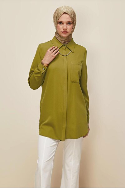 Alvina Shirt Collar Tunic 46117