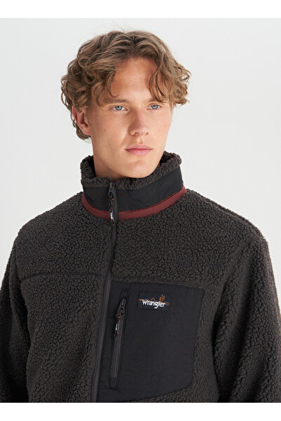 WRANGLER Ανδρικό Sweatshirt Ανθρακί W2520142003 Ανθρακί Sweatshirt