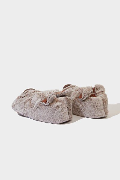 DeFacto Men's Dog-Themed Flat Sole Slippers F0470Ax25Wn