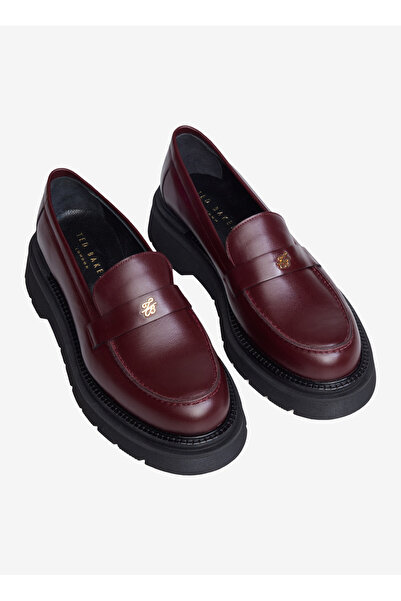 Ted Baker Bordo Kadın Loafer Z10109