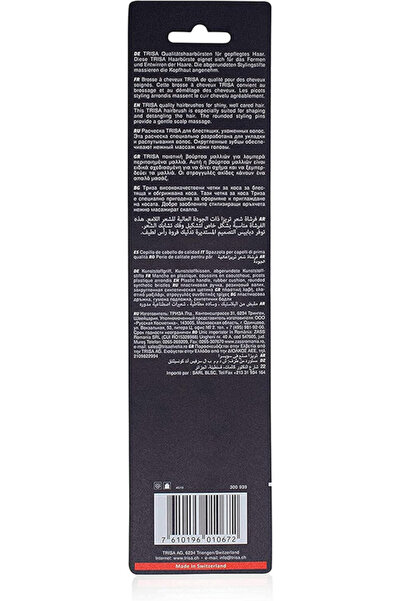 Trisa hairbrush care & forming - Swiss Made - With rounded Styling pins