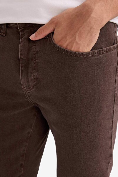 DeFacto Slim Tapered Fit Skinny Fit Κανονική μέση με στενό πόδι Παντελόνι τζιν F4046AX25WN