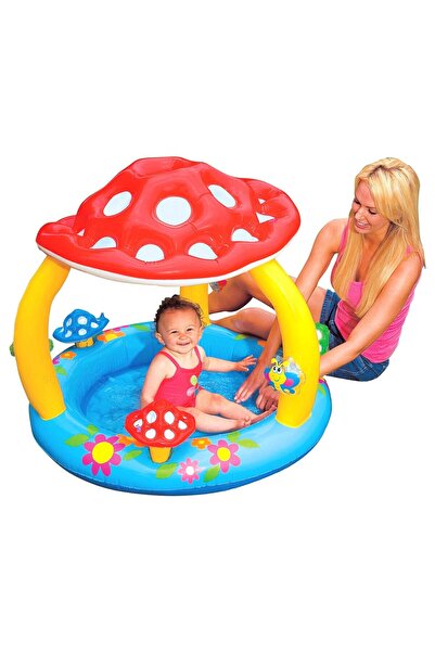Krista Inflatable Mushroom Swimming Pool With Canopy