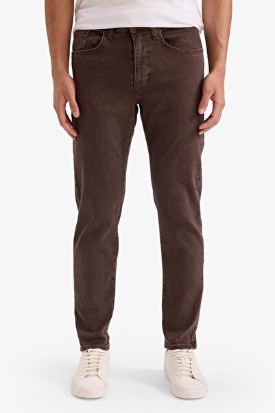 DeFacto Slim Tapered Fit Skinny Fit Κανονική μέση με στενό πόδι Παντελόνι τζιν F4046AX25WN