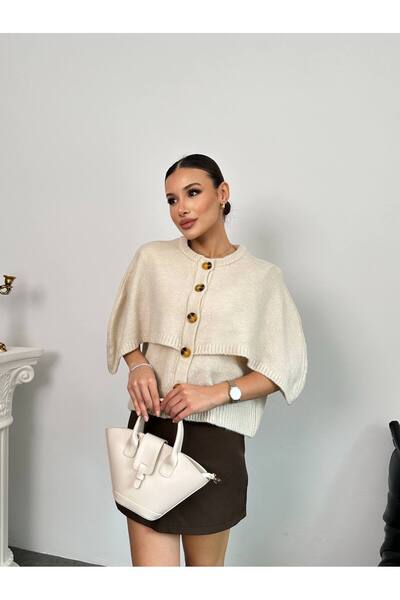 Abalı Yeni sezon triko kışlık ceket düğmeli Hamwi Farda model