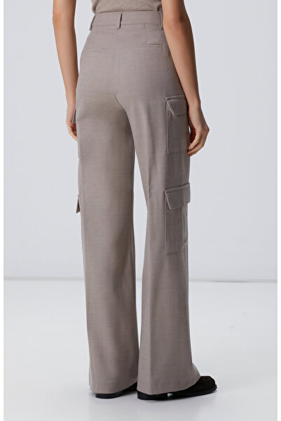 Network Bej Yün Karışımlı Pantolon