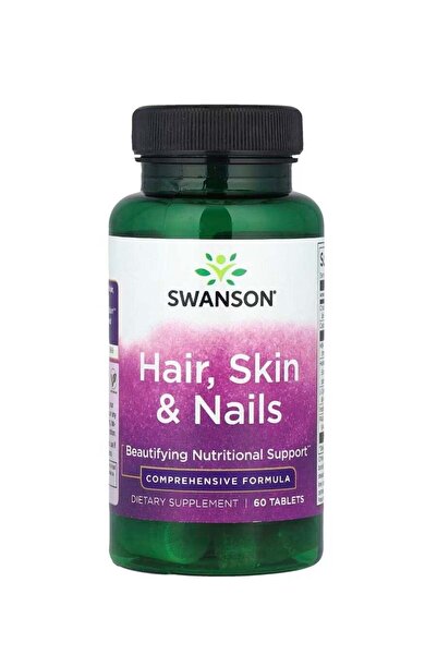SWANSON الشعر والبشرة والأظافر 60 قرصًا