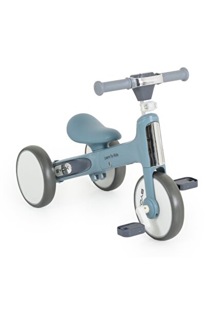 byox Tricicletă și bicicletă de echilibru 2 în 1, albastră, transformabilă și...