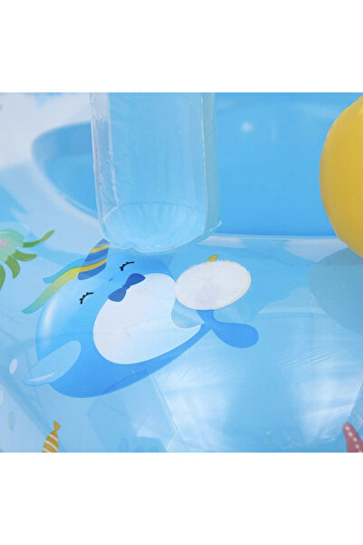 Krista Children's baby quilt with underpants and sunshade, Blue Ocean