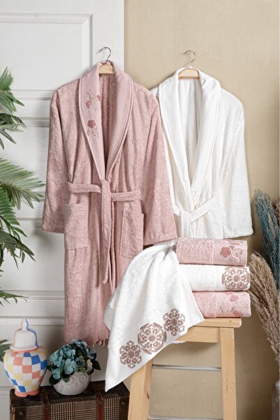 Fiesta Tekstil طقم روب حمام من 6 قطع من كوين ستار بامبو