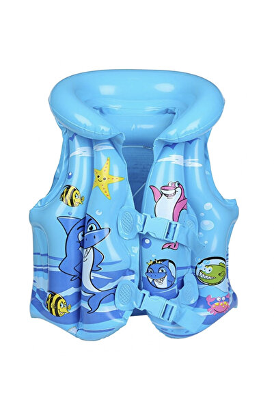 Krista Inflatable vest with print, blue M