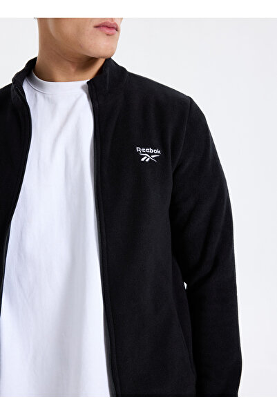 Reebok Cn 10904 Pier Polar Fz Black Regular Fit Straight Men's Zip Jacket