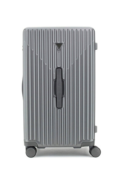 Guess Gri Çekçekli Sert Valiz TMOLPCP5303