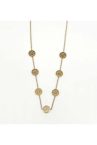 Twenty Eight قلادة متعددة النجوم من الفولاذ