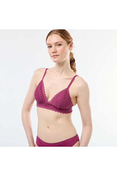KİABİ Lace Triangle Bra PINK
