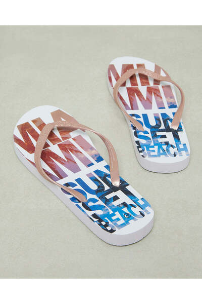REDTAG Women Multicolour Printed Flip Flop
