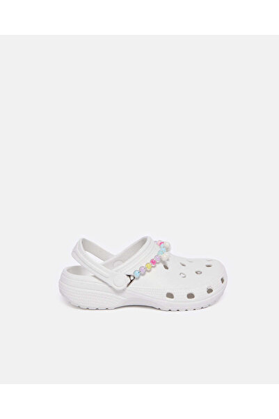 REDTAG Senior Girls White Beads Clog