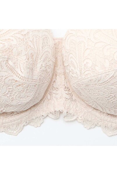 KİABİ Lace Balconette Bra GREY