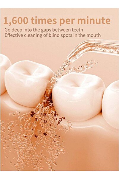 X SPRING Water Flosser For Teeth Cordless Portable Oral Irrigator Flosser 3 Cleaning Modes And 4 Jet Tips