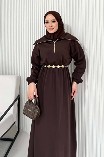 Melike Tatar Φόρεμα κατάδυσης με ζώνη 68-6215-1