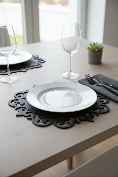 Grandmix Rustic Wooden Placemat Set of Two Exquisite Patterned American Placemats