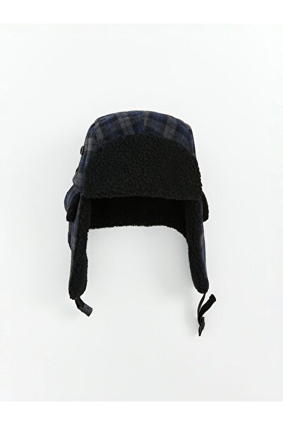 LC Waikiki LCW ACCESSORIES İçi Kürklü Erkek Kar Şapkası