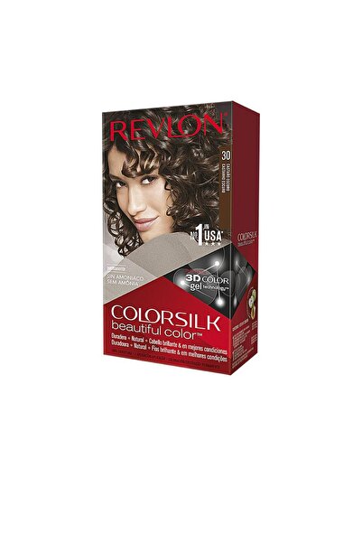 Revlon Permanent hair dye without ammonia COLORSILK 30 dark brown 1 pc