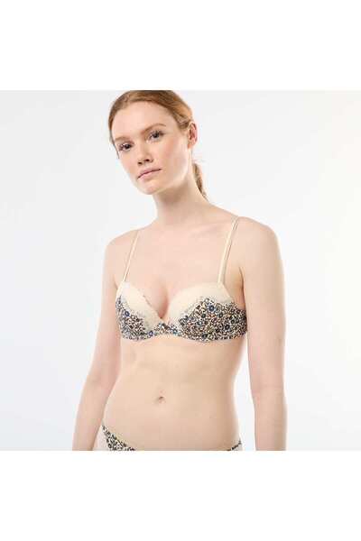 KİABİ Printed Microfiber Bra WHITE