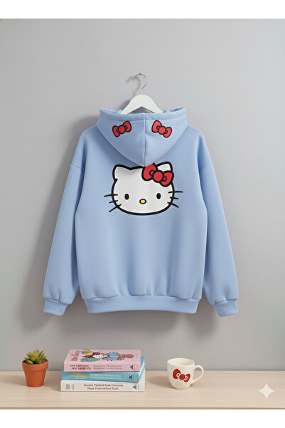 KVİNS Kadın/Unisex Hello Kitty Hoodie