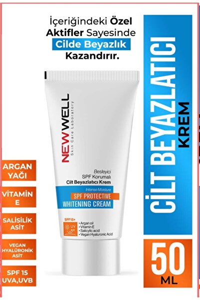 New Well Cilt Beyazlatıcı krem Spf Korumalı