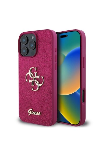 Guess Carcasă subțire de protecție pentru iPhone 16 Pro P3198, plastic, violet