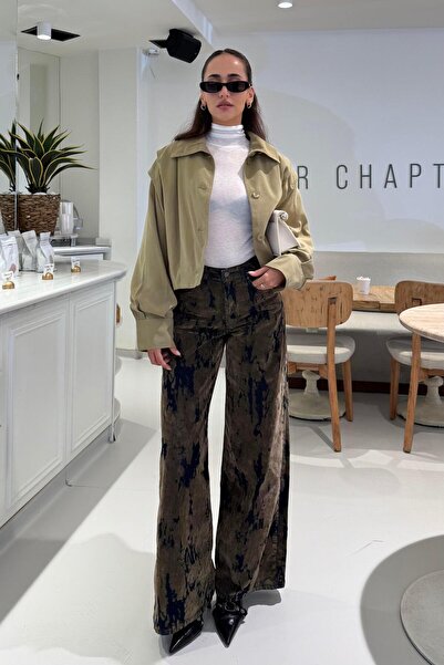 Nazliye Kadife Baskı Tasarım Premium Jean