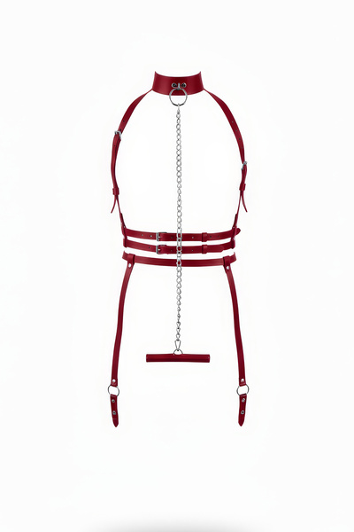 Angels Passion Red Garter Lingerie Models - Bright Form Suitable for Fantasy Style