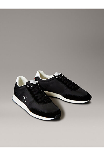 Calvin Klein RETRO RUNNER ESS MIX MAT Černé pánské tenisky