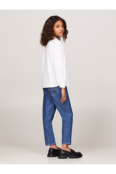 Tommy Hilfiger Girls White Essential Regular Blouse
