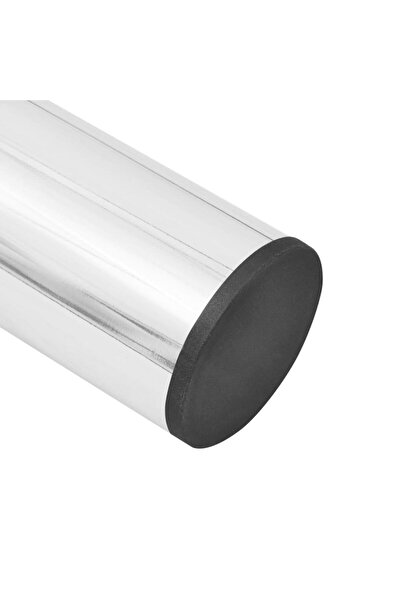 vidaxl 2 Telescopic Table Legs Chrome 710 mm-1100 mm